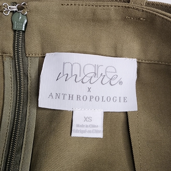 Mare Mare X Anthropologie Pleated Cargo Midi Skirt Sz XS - Picture 5 of 14